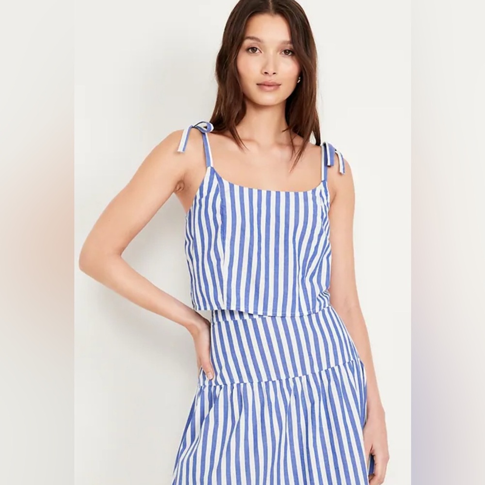 Old Navy Striped Cami Crop Top (Part of Set)